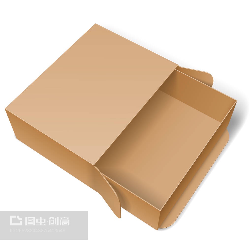 打开的纸箱Opened Cardboard Box